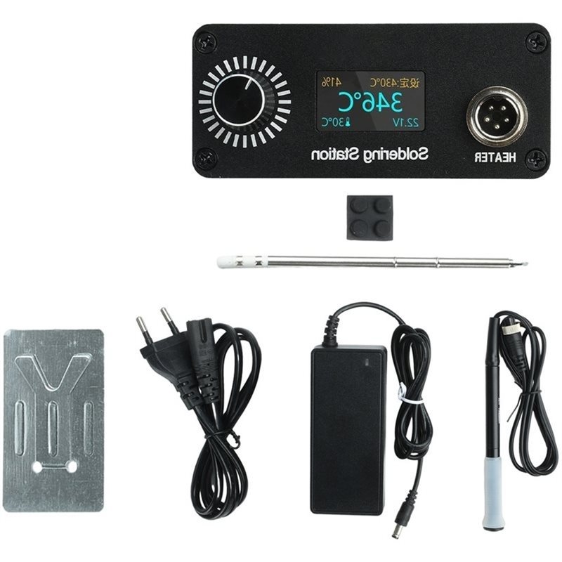 Soldering Station T12 Oled - 【A56X】T12 Mini station de soudage numérique