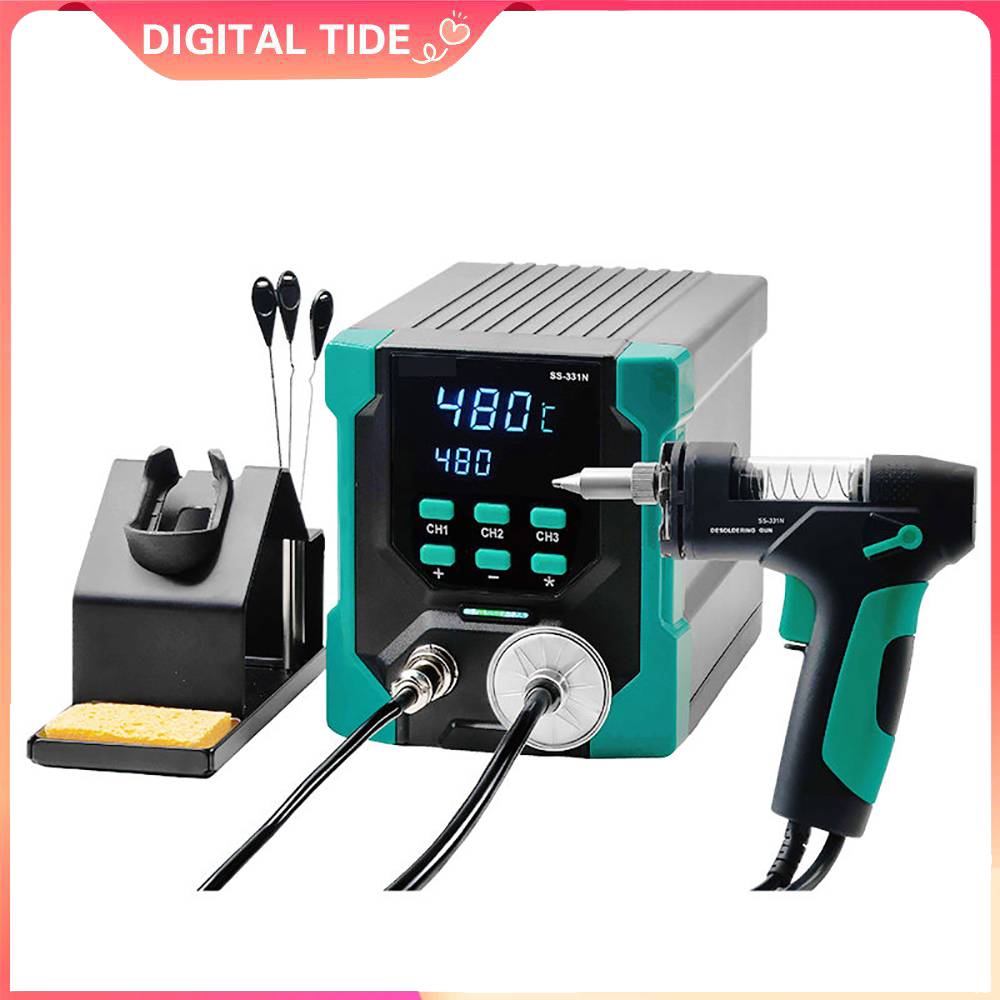 Desoldering Gun Vacuum Electric - Pompe à dessouder électrique numérique LCD