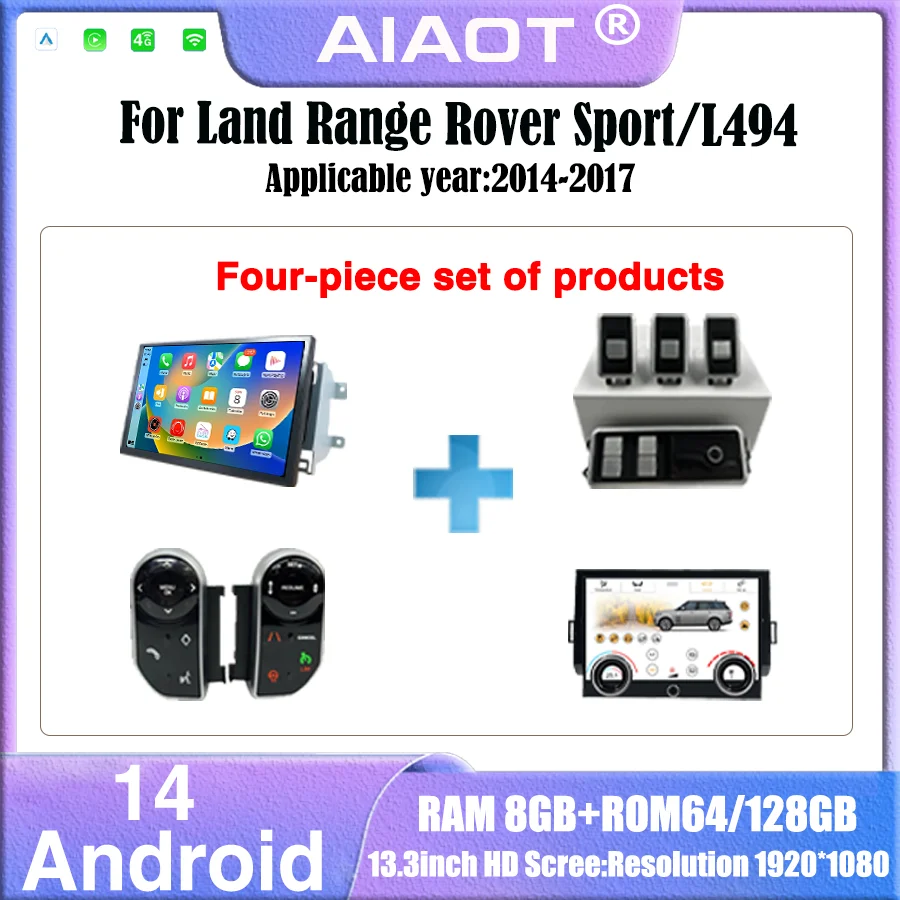 Khadas Vim4 8Gb - Lecteur multimédia Android 14 Carplay 13,3