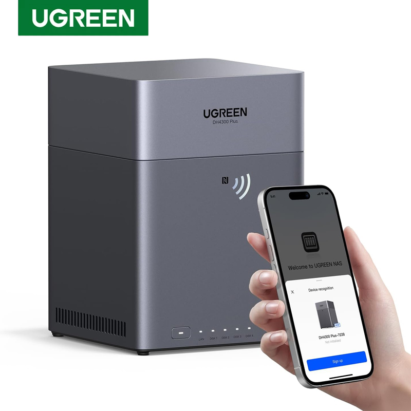 Khadas Vim4 8Gb - UGREEN NAS DH4300 Plus Capacité de