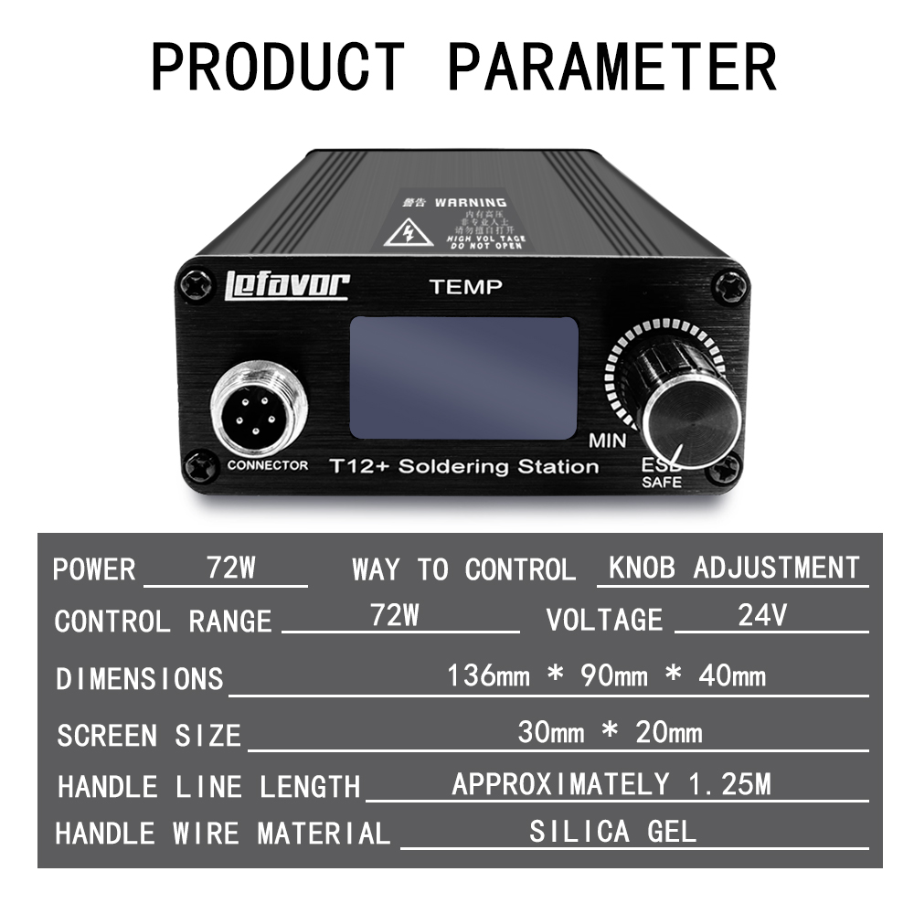 Station de soudage T12 + fer à - Soldering Station T12 Oled avis et prix